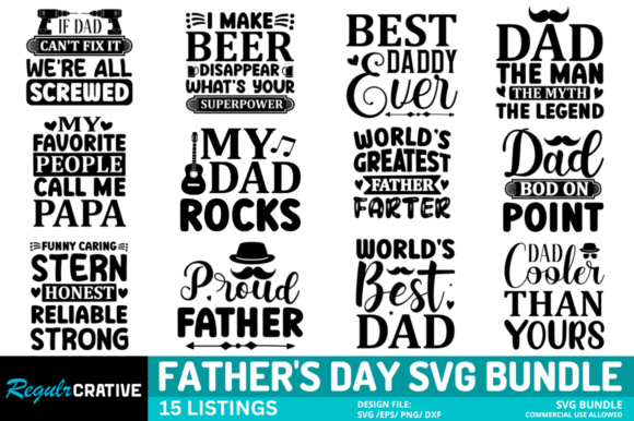 Download Father's Day SVG Bundle - Premium Resources