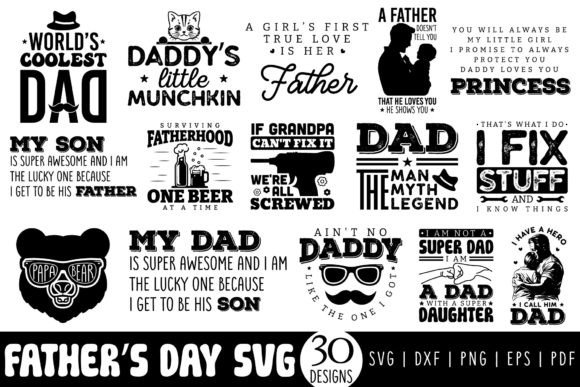 Download Father's Day SVG Bundle - Premium Resources
