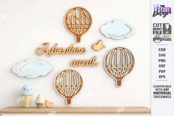 Download Nursery Wall Decor Laser Cut |Kids Laser - Wall decor Collection